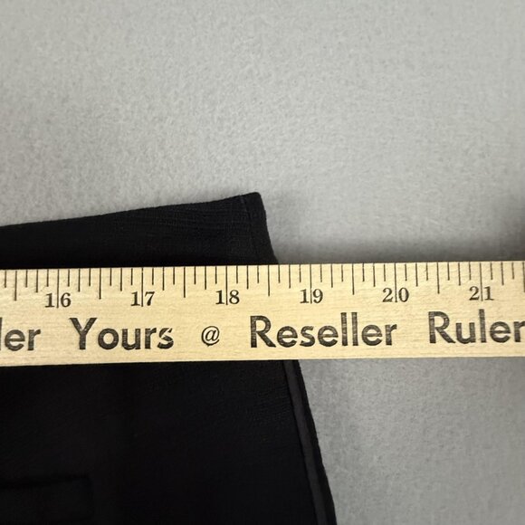 Anthropologie Cartonnier Pants Women's 14 Black Slim Ankle Cigarette Pockets - Picture 12 of 16